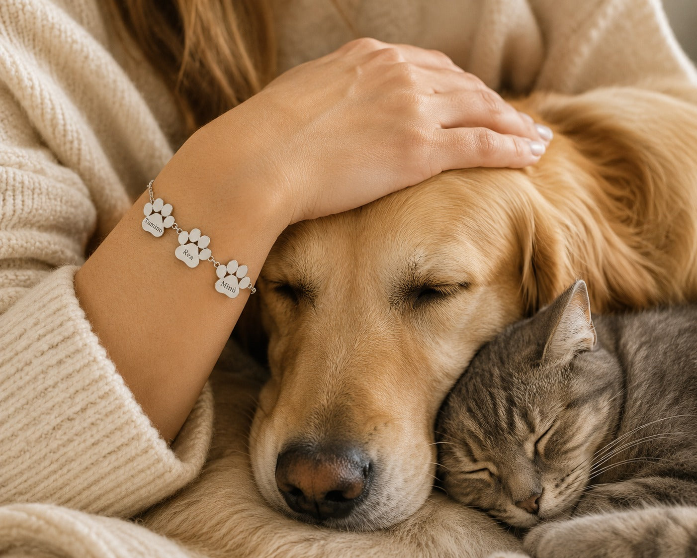 KIAMA™ - Bracciale Amore a quattro zampe personalizzato