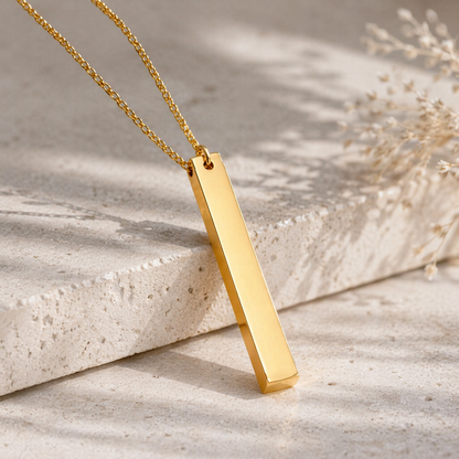 KIAMA™ - Collana con incisione personalizzabile (acciaio inossidabile)