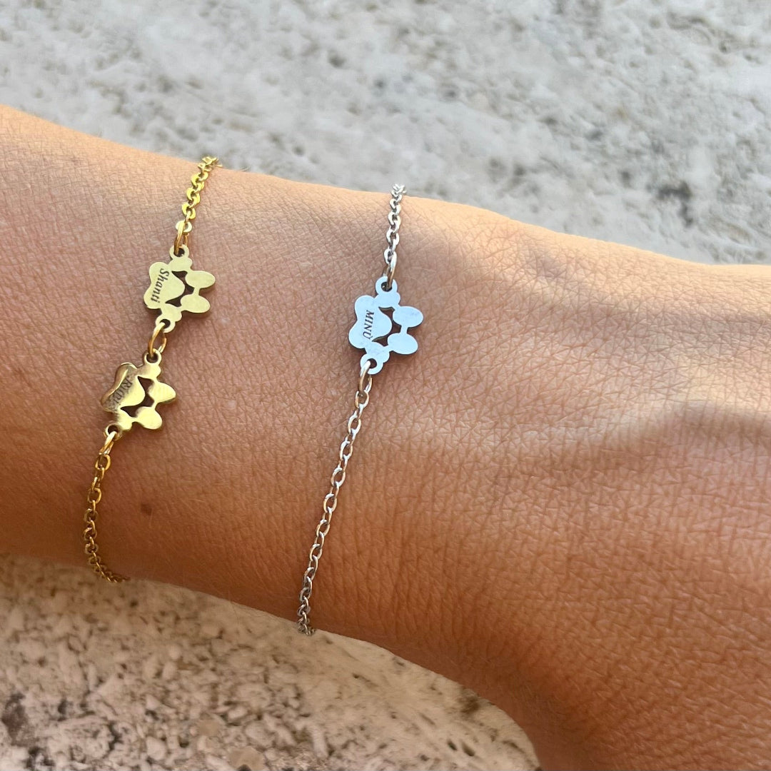 Bracciale Amore a quattro zampe personalizzato