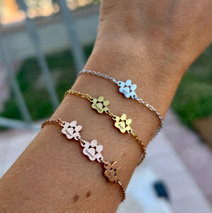 Bracciale Amore a quattro zampe personalizzato