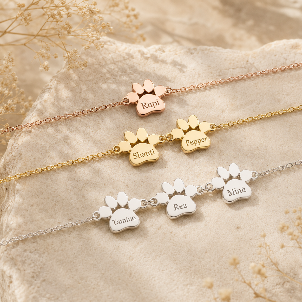 KIAMA™ - Bracciale Amore a quattro zampe personalizzato